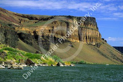 The Snake River near Swan Falls, Idaho.