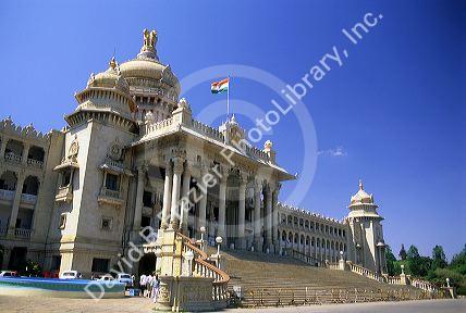 Vidhana Soudna (State Capitol) in Bangalore, India.