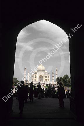 The Taj Mahal in Agra, India.