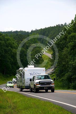 Scenic Highway 7 through the Ouachita National Forest, Arkansas.scenic highway, highway, road, ouachita national forest, forest, drive, transportation, arkansas, rv, recreational vehicle, motorhome, motor home, camper, trailer