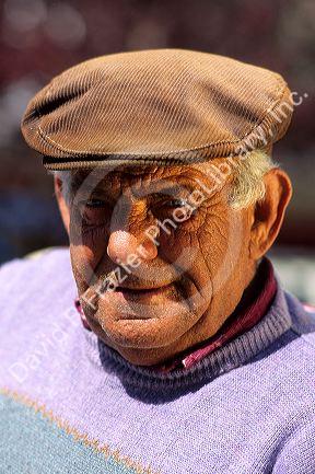An elderly spanish man in Majorca, Spain.