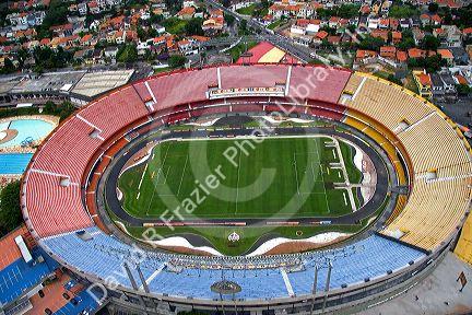Aerial view of Est‡dio Morumbi, the Sao Paulo Futebol Clube stadium in Sao Paulo, Brazil.