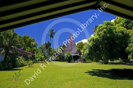 The Paul Gaugin museum on the island of Tahiti.