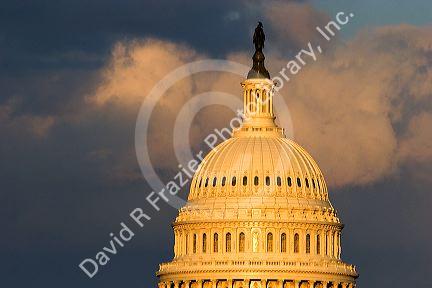 The dome of the United States Capitol Building in Washington, D.C.