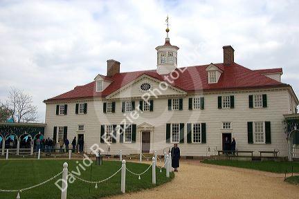 The Mansion House Farm at George Washington's Mount Vernon, Virginia.
