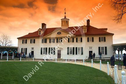 The Mansion House Farm at George Washington's Mount Vernon, Virginia.