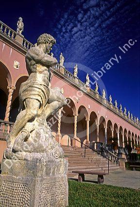 Sculpture Statue in front of the Ringling Museum of Art in Sarasota, Florida.