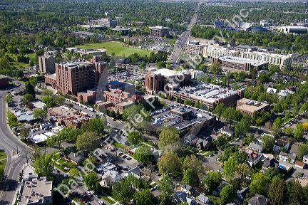 Aerial view of St. Luke's Boise Regional Medical Center, Idaho.
