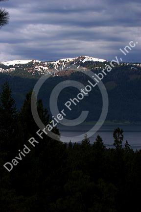 Dawn on West Mountain and Lake Cascade in Valley County, Idaho.