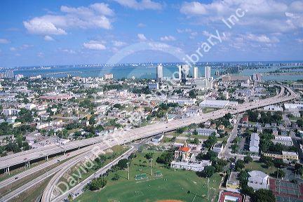 Freeway in Miami, Florida.