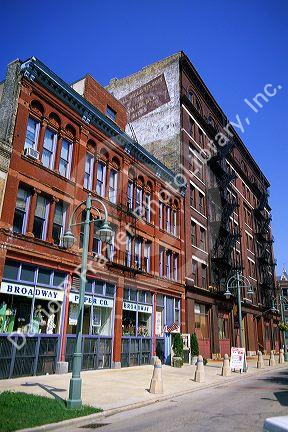 The Historic Third Ward in Milwaukee, Wisconsin.