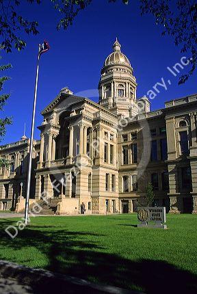 The Wyoming State Capitol building in Cheyenne.