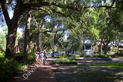 Chippewa Square in Savannah, Georgia.