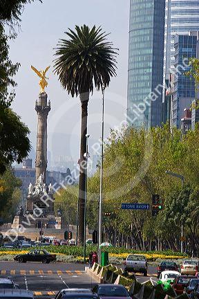 El Angel de la Independencia on the Paseo de la Reforma in Mexico City, Mexico.