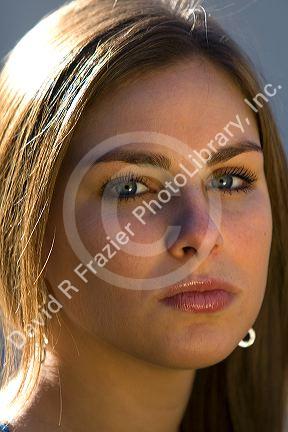 Portrait of a young woman. MR