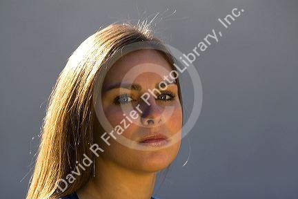 Portrait of a young woman. MR