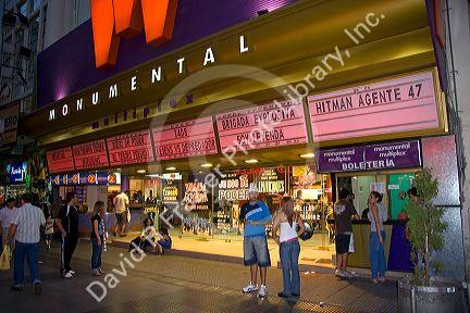 Movie theater multiplex in Buenos Aires, Argentina.