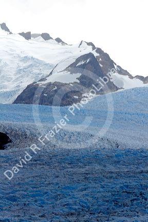 The Perito Moreno Glacier located in the Los Glaciares National Park in the south west of Santa Cruz province, Patagonia, Argentina.