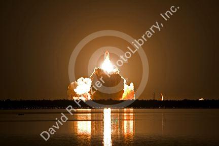 Launch of the Space Shuttle Endeavour for STS-123 mission to the International Space Station. John F. Kennedy Space Center in Cape Canaveral, Florida. March 11, 2008.