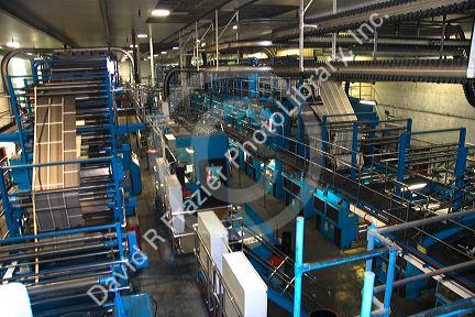Rotary printing press at the Houston Chronicle in Houston, Texas.