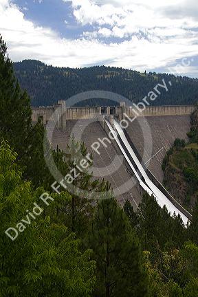 Dworshak Dam is a hydroelectric dam located on the North Fork of the Clearwater River near Orofino, Idaho.