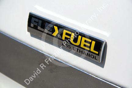 Flexible-Fuel vehicle uses both gasoline and ethanol.