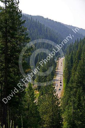 Idaho State Highway 55 near Smiths Ferry, Idaho.