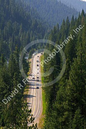 Idaho State Highway 55 near Smiths Ferry, Idaho.