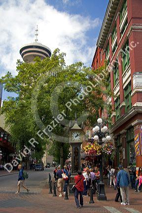 Gastown Steam Clock located in Vancouver, British Columbia, Canada.