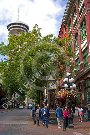 Gastown Steam Clock located in Vancouver, British Columbia, Canada.