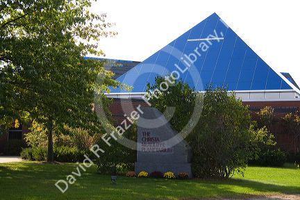 The Christa McAuliffe Planetarium located in the city of Concord, New Hampshire, USA.