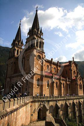Basilica de Covadonga, Asturias, northwestern Spain.