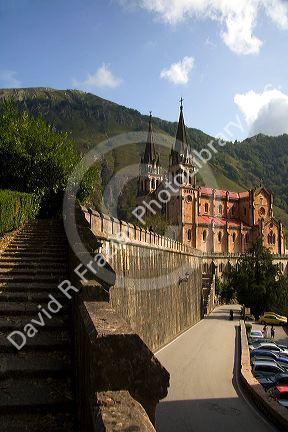 Basilica de Covadonga, Asturias, northwestern Spain.