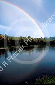 Rainbow over the north fork of the PayetteRiver in Idaho.