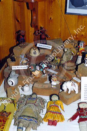 Artifacts in the Indian Museum of North America at the Crazy Horse Memorial in the Black Hills of South Dakota.