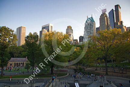 Playground in Central Park in Manhattan, New York City, New York, USA.