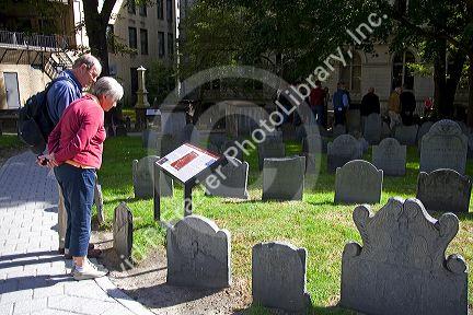 King's Chapel Burying Ground is a historic cemetery at King's Chapel on Tremont Street in Boston, Massachusetts, USA.