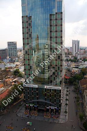 The Sun Wah Tower located on Nguyen Hue in Ho Chi Minh City, Vietnam.