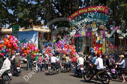 Entrance to the Saigon Zoo and Botanical Gardens in Ho Chi Minh City, Vietnam.