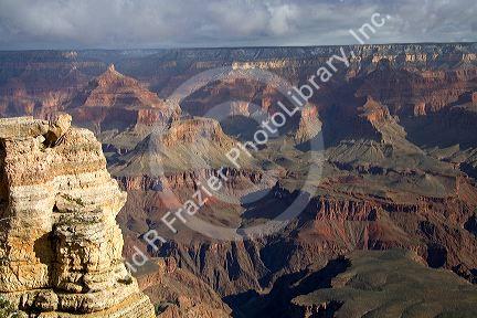 South Rim view of the Grand Canyon, Arizona, USA.