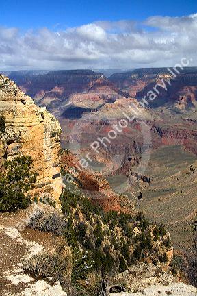 South Rim view of the Grand Canyon, Arizona, USA.