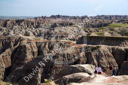 Badlands National Park in southwest South Dakota, USA.
