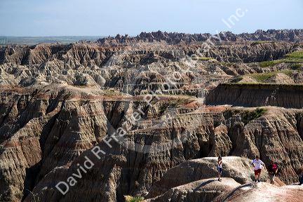 Badlands National Park in southwest South Dakota, USA.