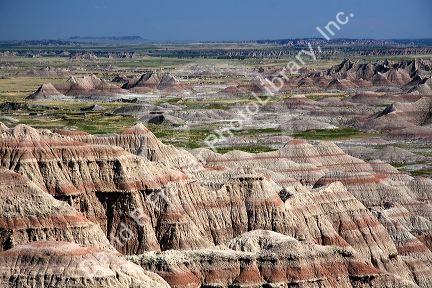 Badlands National Park in southwest South Dakota, USA.