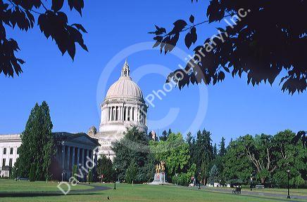 The state capitol building in Olympia, Washington.