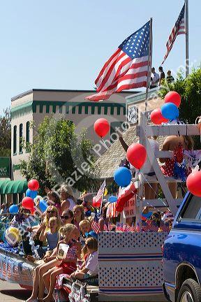 4th of July parade in Cascade, Idaho, USA.