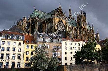 The Metz Cathedral in Metz, France.