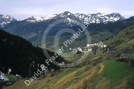 The mountains of Andorra.