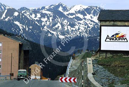 The mountains of Andorra.