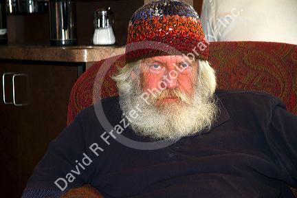 Portrait of an elderly man in Boise, Idaho, USA. MR
